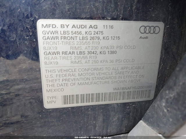 2018 AUDI Q5 WA1BNAFY0J2001999 Photo 8