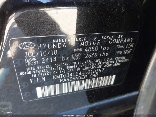 KMTG34LE4KU018387 Genesis G70 3.3t Advanced