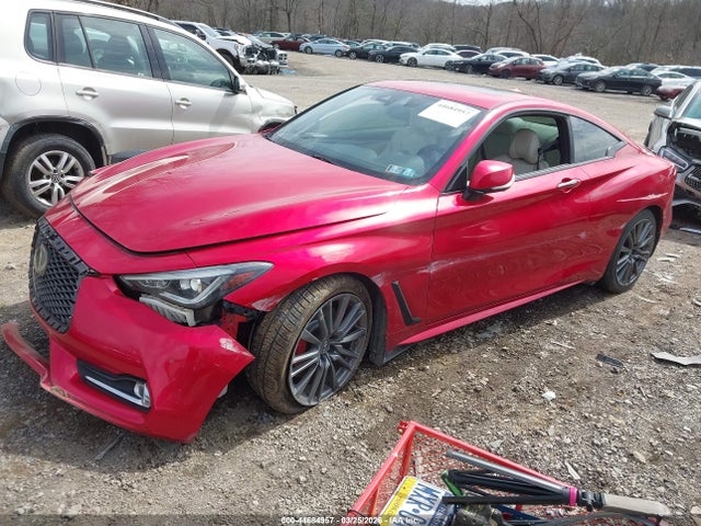 44684957 :رقم المزاد ، JN1FV7EL4HM702322 vin ، 2017 Infiniti Q60 3.0t Red Sport 400 مزاد بيع