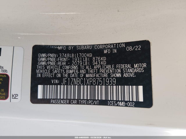 2023 TOYOTA GR86 JF1ZNBC1XP8751939 Photo 8