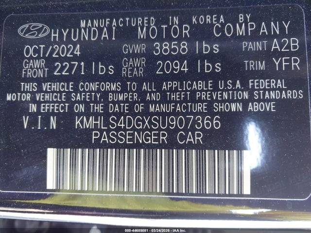 Hyundai Elantra Sel Convenience 2025 KMHLS4DGXSU907366 Image 9