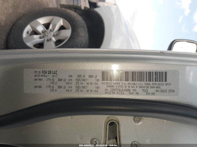 Продаж на аукціоні авто 2018 Ram 1500 Express  4x4 6'4 Box, vin: 1C6RR7FG6JS145096, номер лоту: 44685223