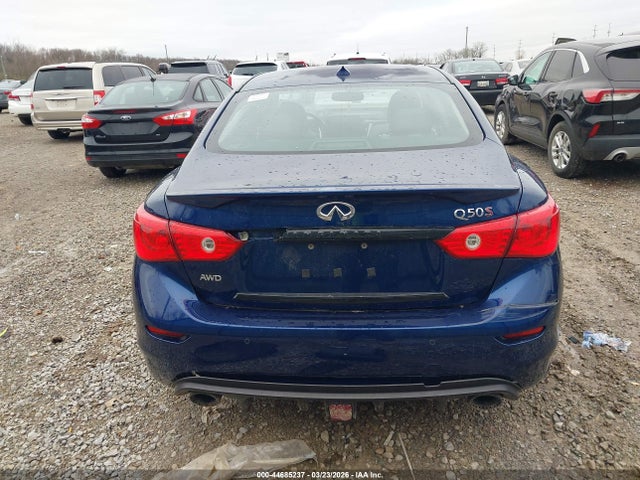 2016 Infiniti Q50 3.0t Red Sport 400 მანქანა იყიდება აუქციონზე, vin: JN1FV7AR6GM451053, აუქციონის ნომერი: 44685237