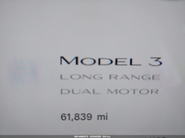 2018 Tesla Model 3 Long Range/performance მანქანა იყიდება აუქციონზე, vin: 5YJ3E1EB4JF101138, აუქციონის ნომერი: 44685270