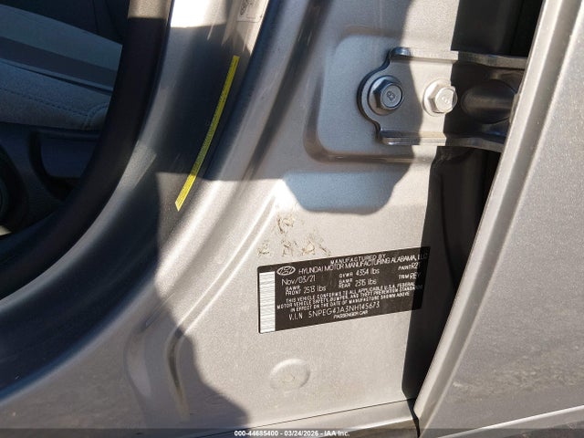 Hyundai SONATA SE 2022 5NPEG4JA3NH145673 Image 9