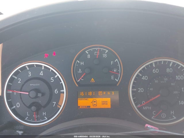 44685484 :رقم المزاد ، 1N6AA0CA0CN306139 vin ، 2012 Nissan Titan Sv مزاد بيع