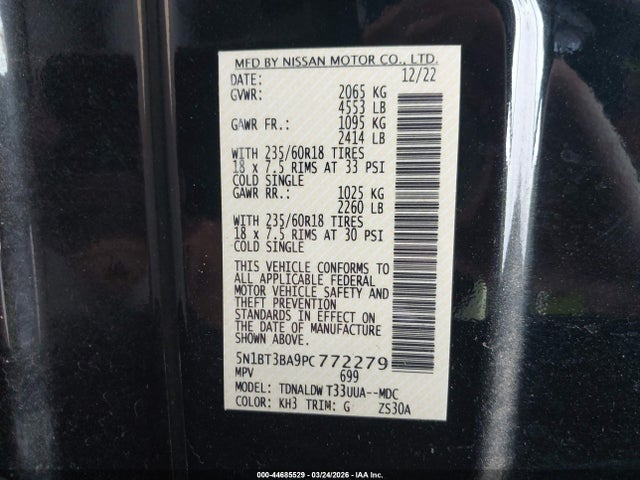 2023 NISSAN ROGUE 5N1BT3BA9PC772279 Photo 8