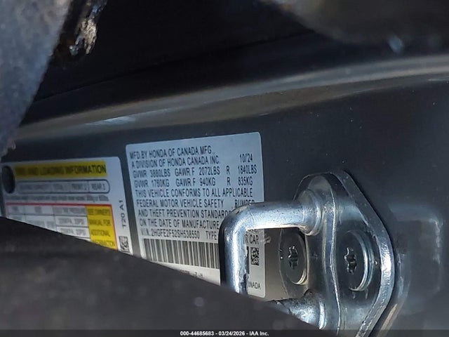 Honda Civic Sport 2025 2HGFE2F52SH538550 Image 9