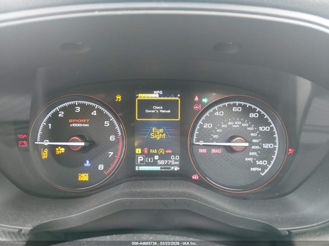 Продаж на аукціоні авто 2020 Subaru Forester Sport, vin: JF2SKARC0LH556810, номер лоту: 44685736