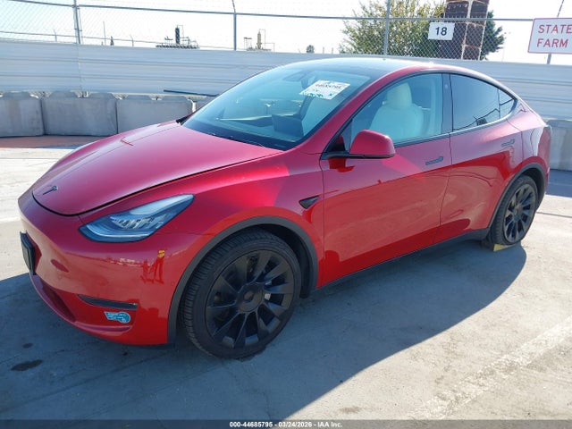 2021 Tesla Model Y Long Range Dual Motor All-wheel Drive მანქანა იყიდება აუქციონზე, vin: 5YJYGDEE7MF099062, აუქციონის ნომერი: 44685795