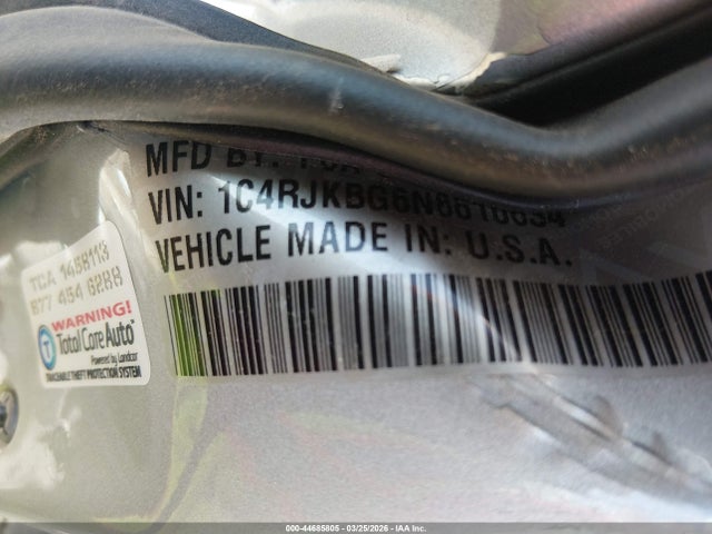 1C4RJKBG6N8610634 Jeep Grand Cherokee L Limited 4x4