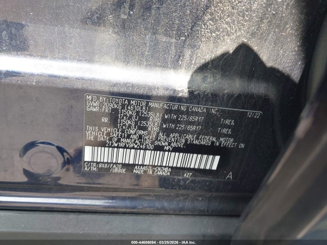 Toyota Rav4 Xle 2023 2T3W1RFV9PW246100 Image 9