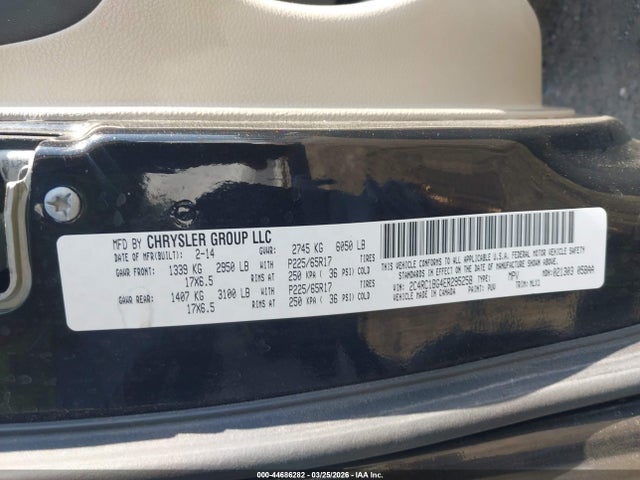 Aukcja sprzedaży 2014 Chrysler Town & Country Touring, vin: 2C4RC1BG4ER295258, numer aukcji: 44686282