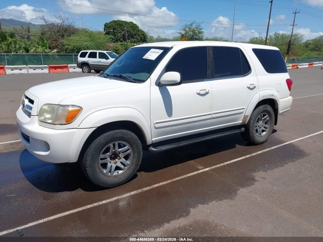 2005 Toyota Sequoia Sr5 V8 მანქანა იყიდება აუქციონზე, vin: 5TDZT34A25S250489, აუქციონის ნომერი: 44686389