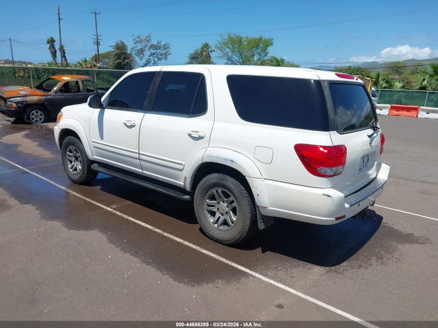 2005 Toyota Sequoia Sr5 V8 მანქანა იყიდება აუქციონზე, vin: 5TDZT34A25S250489, აუქციონის ნომერი: 44686389