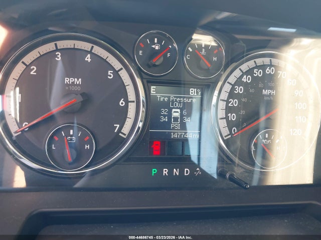 2012 Ram 1500 Laramie მანქანა იყიდება აუქციონზე, vin: 1C6RD6JT7CS287800, აუქციონის ნომერი: 44686745