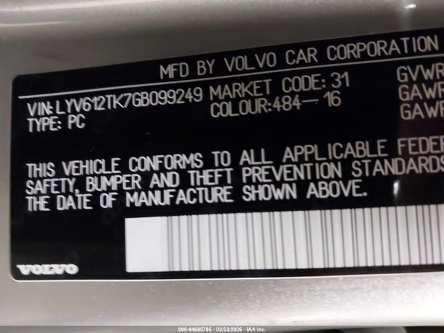2016 VOLVO S60 INSCRIPTION LYV612TK7GB099249 Photo 8