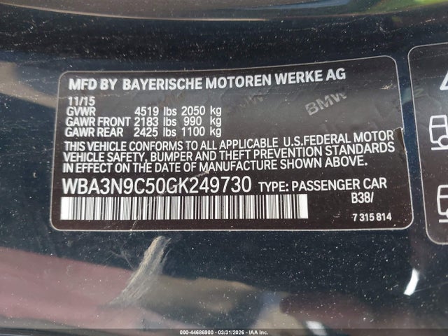 2016 BMW 428I WBA3N9C50GK249730 Photo 8