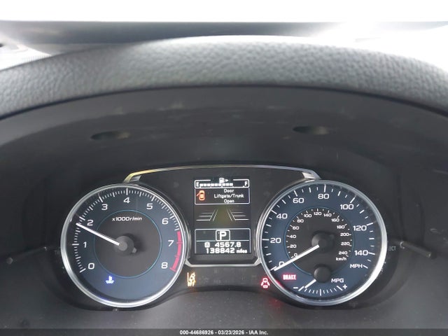 2016 Subaru Crosstrek 2.0i Premium მანქანა იყიდება აუქციონზე, vin: JF2GPADC9G8250581, აუქციონის ნომერი: 44686926