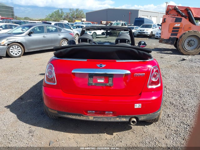 2013 Mini Convertible Cooper მანქანა იყიდება აუქციონზე, vin: WMWZN3C50DT568672, აუქციონის ნომერი: 44687082
