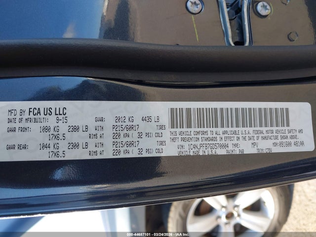 1C4NJPFB7GD570004 Jeep Patriot Latitude