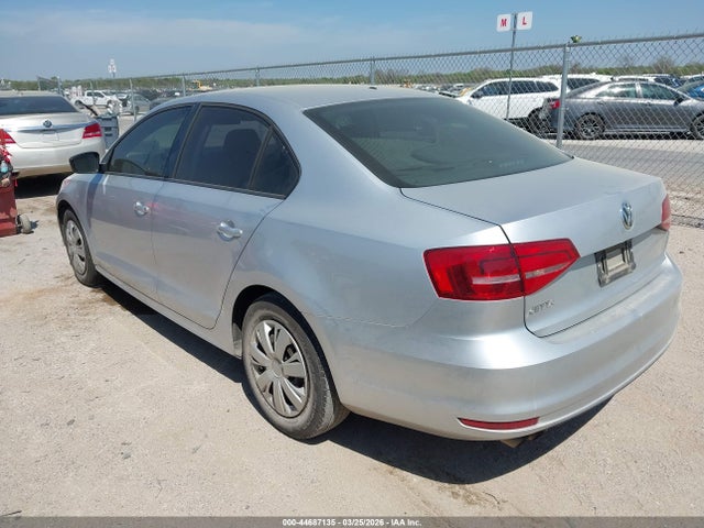 Продаж на аукціоні авто 2015 Volkswagen Jetta 2.0l S, vin: 3VW2K7AJ6FM412168, номер лоту: 44687135