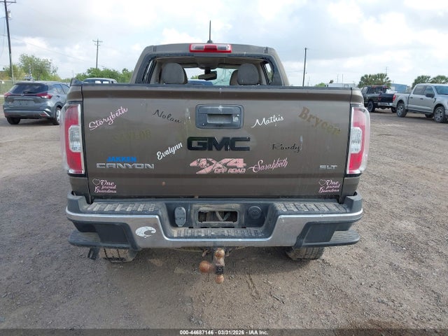 44687146 :رقم المزاد ، 1GTG6DE3XG1131996 vin ، 2016 Gmc Canyon Slt مزاد بيع