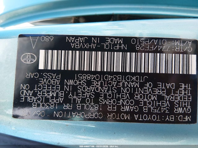 Продаж на аукціоні авто 2013 Toyota Prius C Four/one/three/two, vin: JTDKDTB34D1048851, номер лоту: 44687166
