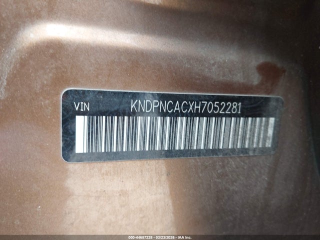 2017 KIA SPORTAGE KNDPNCACXH7052281 Photo 8