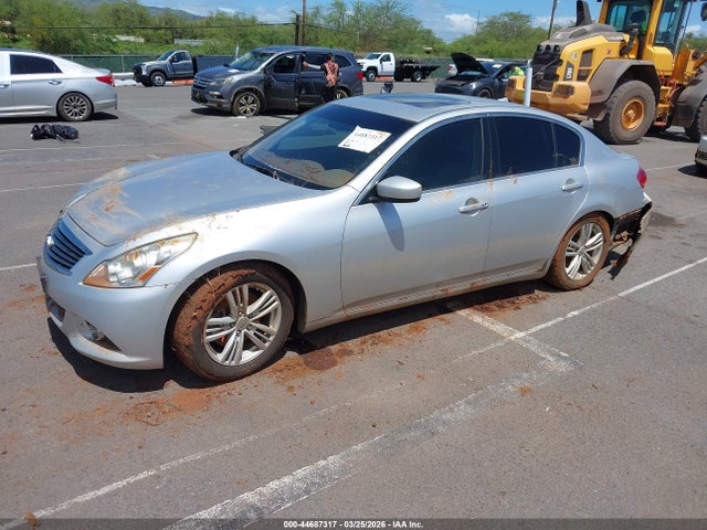 44687317 :رقم المزاد ، JN1DV6AP5CM700291 vin ، 2012 Infiniti G25 Journey مزاد بيع