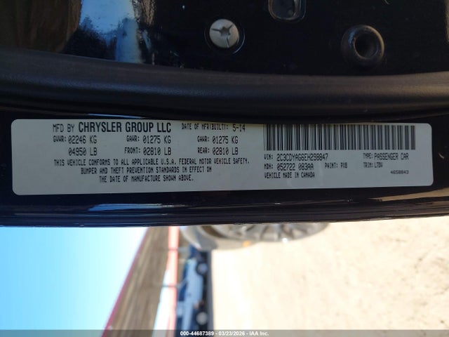 2C3CDYAG6EH298847 Dodge Challenger Sxt