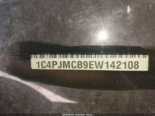 44687403 :رقم المزاد ، 1C4PJMCB9EW142108 vin ، 2014 Jeep Cherokee Latitude مزاد بيع