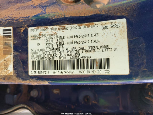 Toyota Tacoma Sr5 V6 2023 3TYCZ5AN5PT140678 Image 9