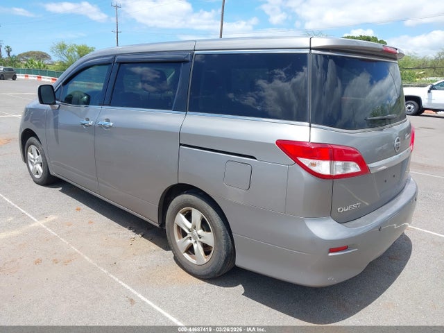 2012 Nissan Quest Sv მანქანა იყიდება აუქციონზე, vin: JN8AE2KP9C9036771, აუქციონის ნომერი: 44687419