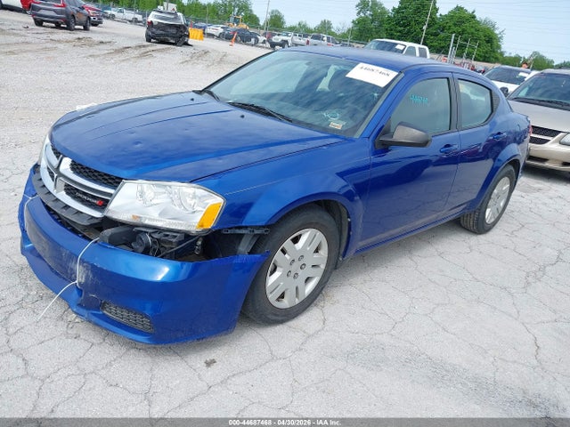 44687468 :رقم المزاد ، 1C3CDZAB1DN502986 vin ، 2013 Dodge Avenger Se مزاد بيع