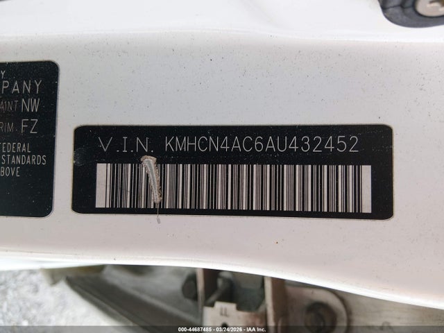 2010 HYUNDAI ACCENT KMHCN4AC6AU432452 Photo 8