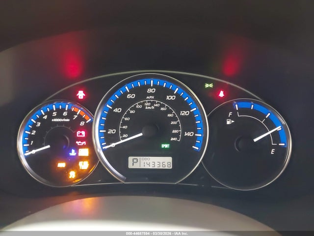 44687594 :رقم المزاد ، JF2SHAECXBH755432 vin ، 2011 Subaru Forester 2.5x Limited مزاد بيع
