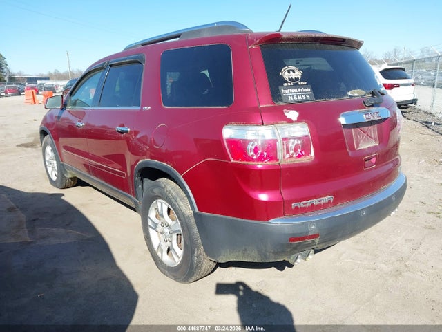 Aukcja sprzedaży 2009 Gmc Acadia Slt-1, vin: 1GKEV23D29J155629, numer aukcji: 44687747
