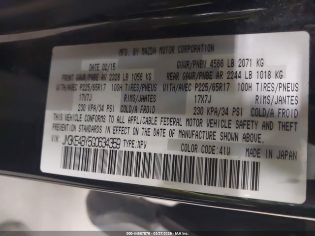 2016 MAZDA CX-5 JM3KE4BY5G0634359 Photo 8