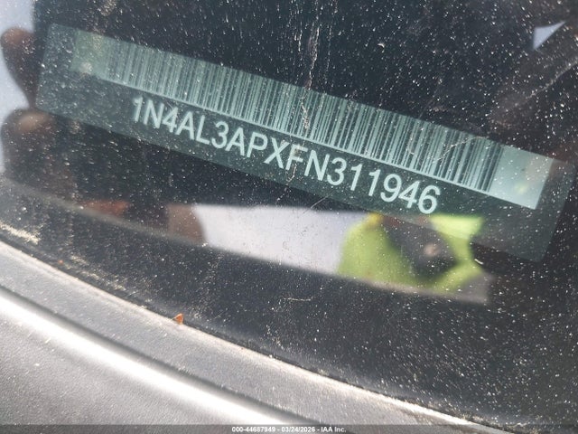 1N4AL3APXFN311946 Nissan Altima 2.5/2.5 S/2.5 Sl/2.5 Sv