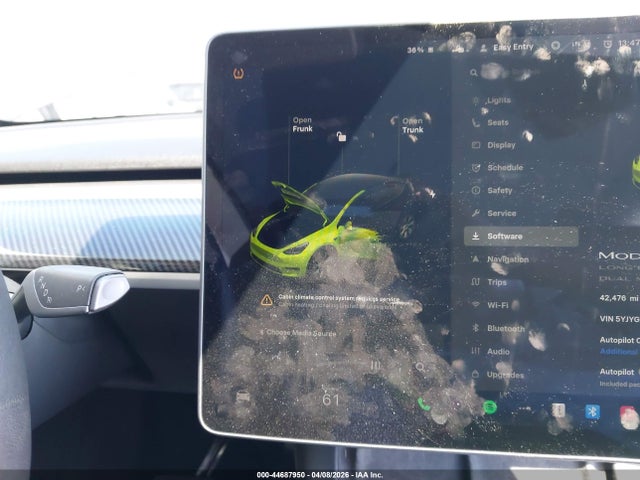 Продажа на аукционе авто 2021 Tesla Model Y Long Range Dual Motor All-wheel Drive, vin: 5YJYGDEE2MF282109, номер лота: 44687950