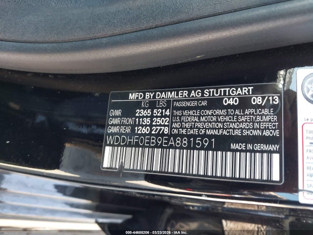 2014 MERCEDES-BENZ E 250 BLUETEC WDDHF0EB9EA881591 Photo 8