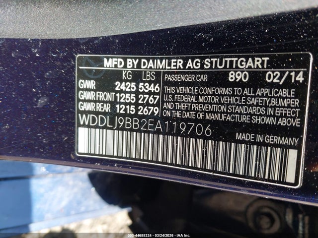 2014 MERCEDES-BENZ CLS 550 WDDLJ9BB2EA119706 Photo 8