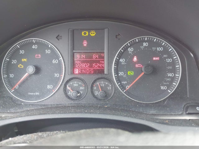2008 Volkswagen Jetta S მანქანა იყიდება აუქციონზე, vin: 3VWHM71K38M020331, აუქციონის ნომერი: 44688353