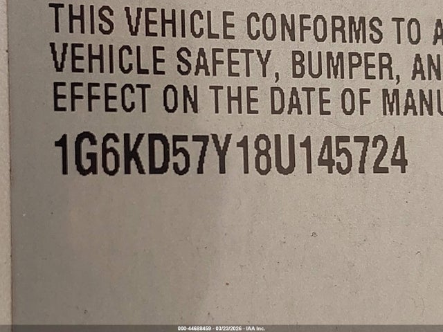 2008 CADILLAC DTS 1G6KD57Y18U145724 Photo 8