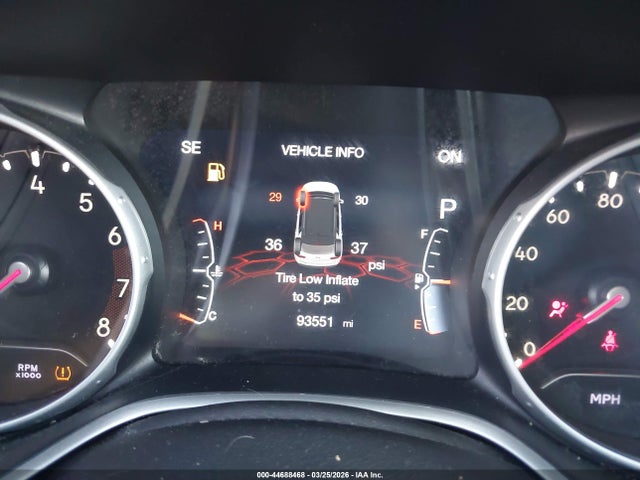 44688468 :رقم المزاد ، 3C4NJDCB6KT842063 vin ، 2019 Jeep Compass Limited 4x4 مزاد بيع