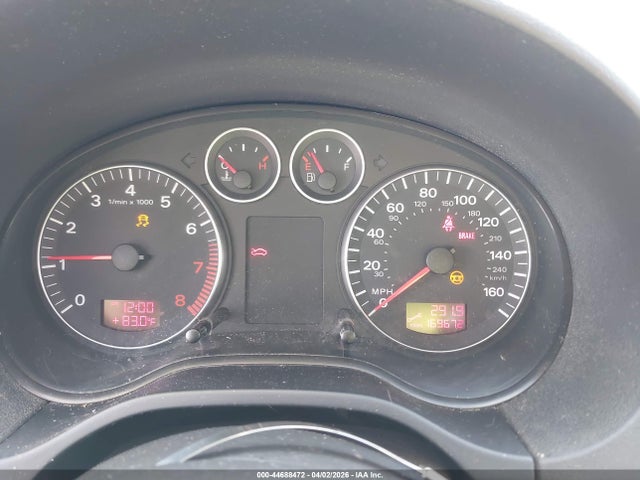 2006 Audi A3 2.0t მანქანა იყიდება აუქციონზე, vin: WAUMF78P26A188899, აუქციონის ნომერი: 44688472