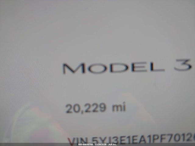 Aukcja sprzedaży 2023 Tesla Model 3 Rear-wheel Drive, vin: 5YJ3E1EA1PF701261, numer aukcji: 44688768