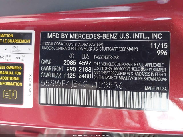 2016 MERCEDES-BENZ C 300 55SWF4JB4GU123536 Photo 8