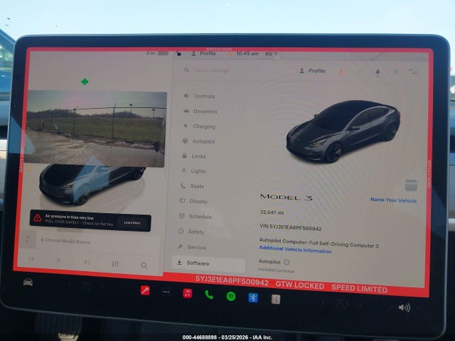 Aukcja sprzedaży 2023 Tesla Model 3 Rear-wheel Drive, vin: 5YJ3E1EA6PF500942, numer aukcji: 44688898